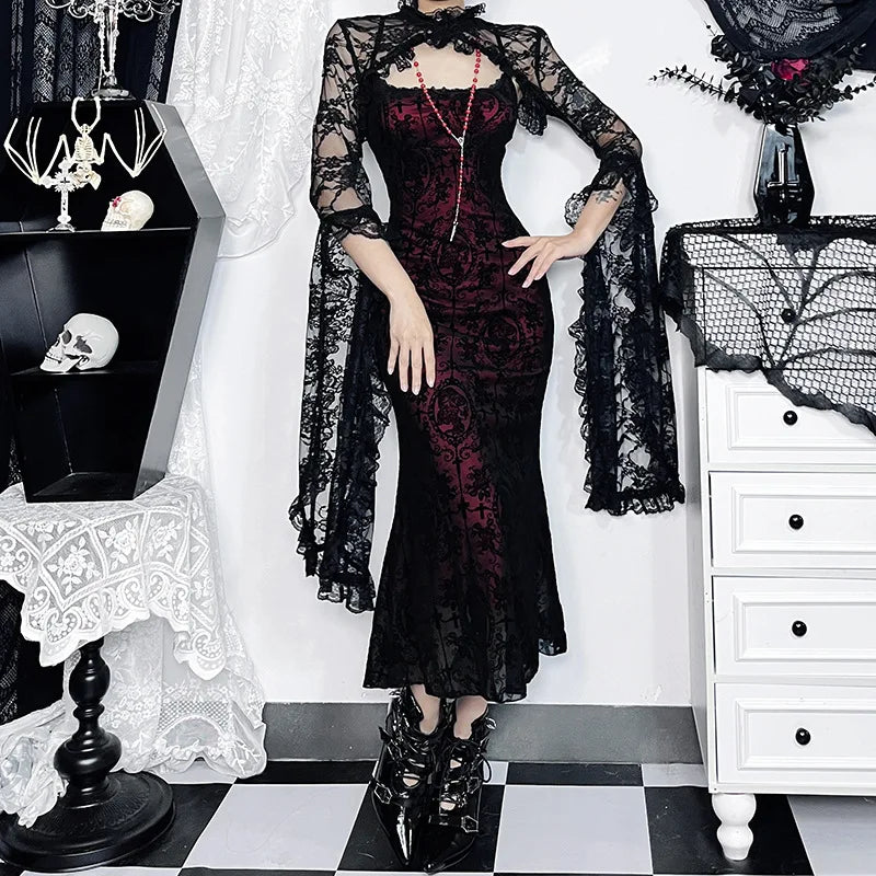Wine Nocturne-Dress