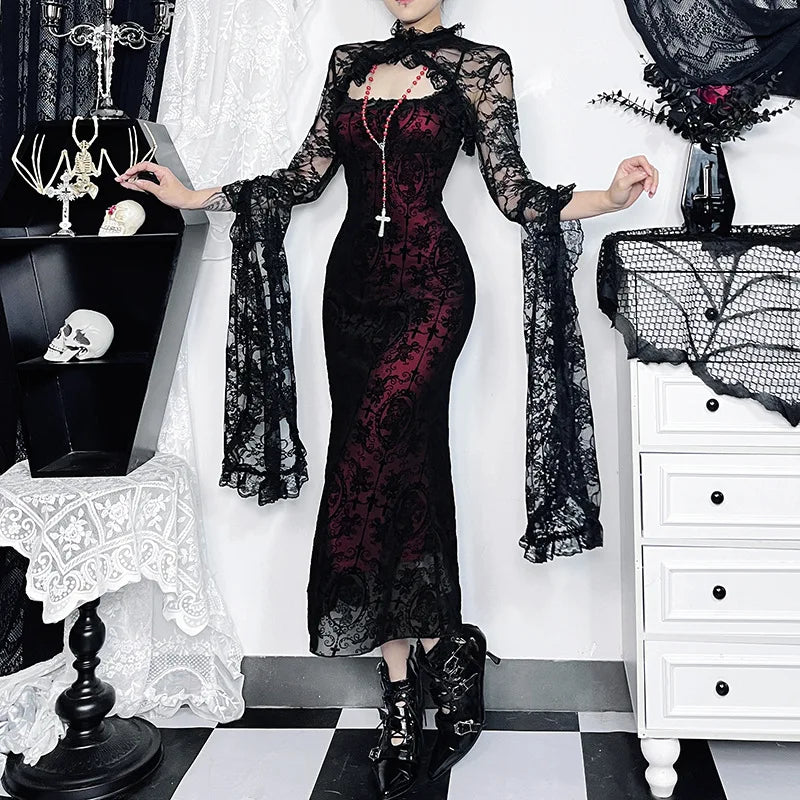 Wine Nocturne-Dress