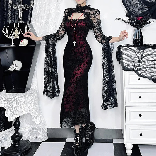 Wine Nocturne-Dress